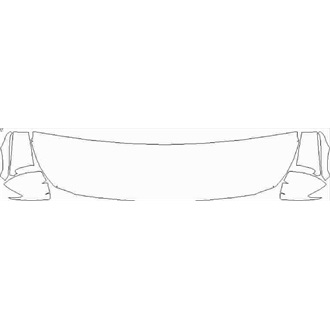 2021- Hyundai Santa Fe Base Partial Hood (Mirrors with Marker Lights) pre cut kit