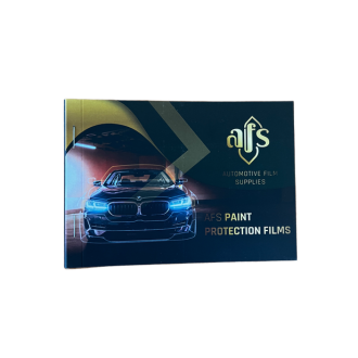 AFS PPF átlátszó kővédő fólia tűzött mintakönyv