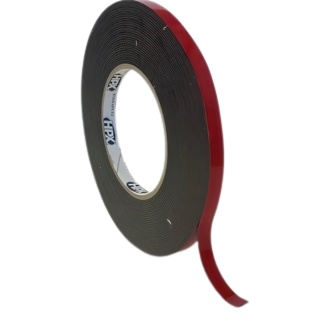 Double sided HSA Mounting Tape 3200 Black 9mm x 10m