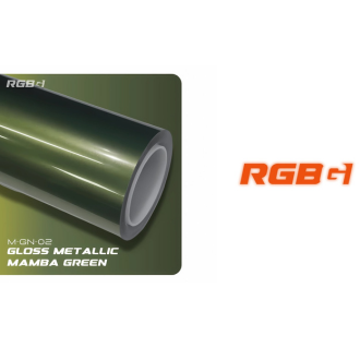 RGBG PPF Gloss Metallic Mamba Green Paint Protection Film 1,52x18m