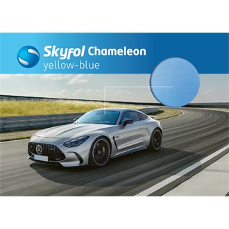 SkyFol Chameleon Yellow-Blue 1,52x30M chameleon automotive window film, VLT 70%